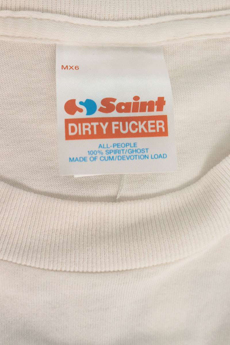 SAINT MICHAEL 25SS Friends T-Shirt White Size L