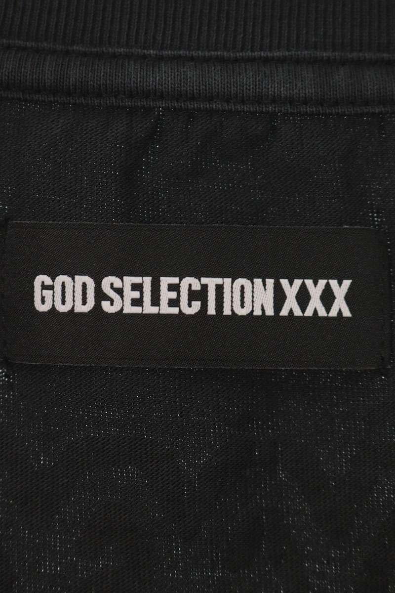 GOD SELECTION XXX 26SS Vintage Logo T-Shirt Black Size XL