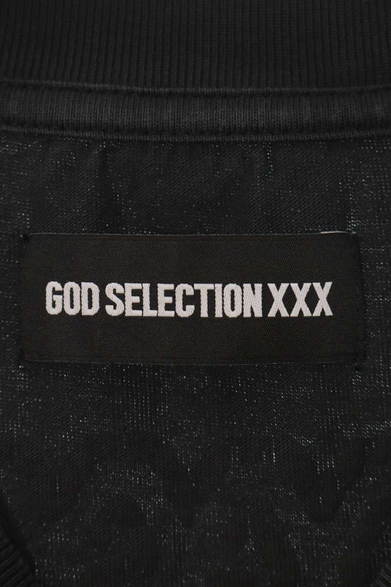 GOD SELECTION XXX 26SS Vintage Logo T-Shirt Black Size XL