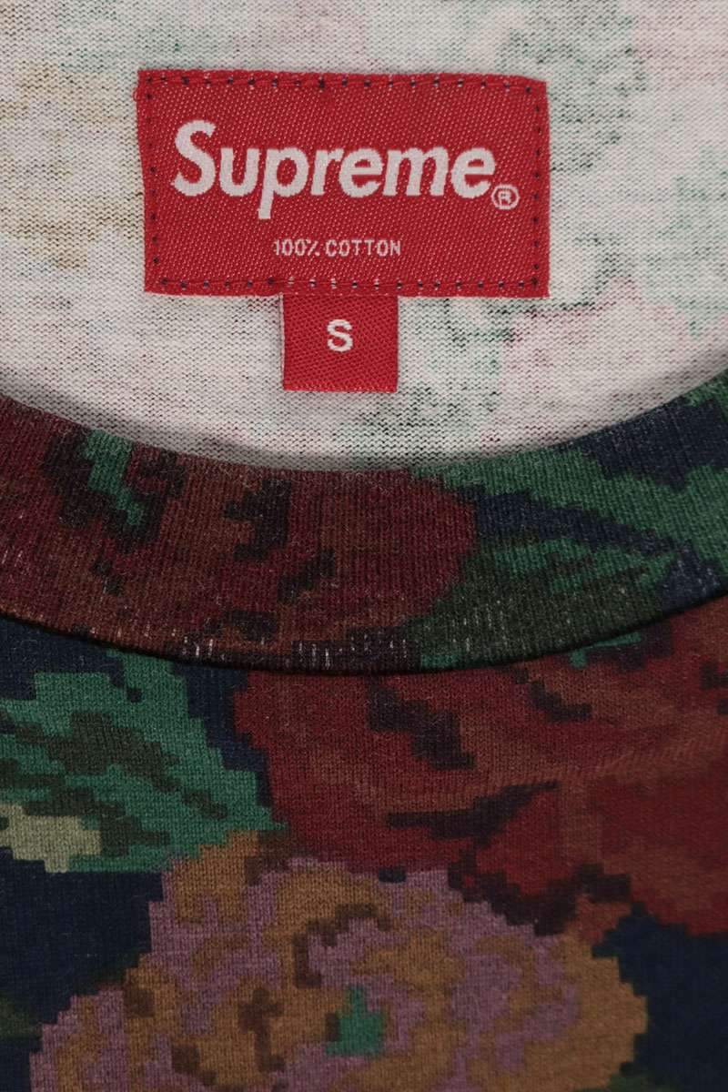 SUPREME Floral Small Box Logo T-Shirt Size S