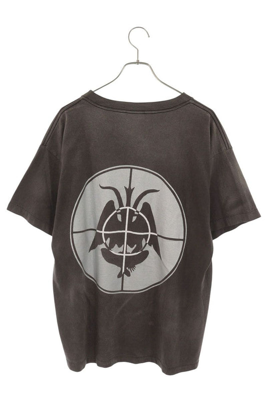 SAINT MICHAEL Enemy Print Vintage Tee Gray Size XL