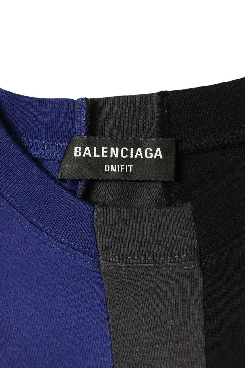 BALENCIAGA Deconstructed Logo T-Shirt Size XS