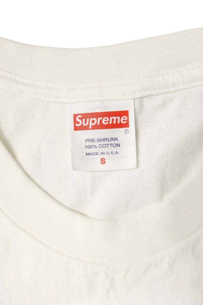 SUPREME 23AW White Skeleton Tee Size S