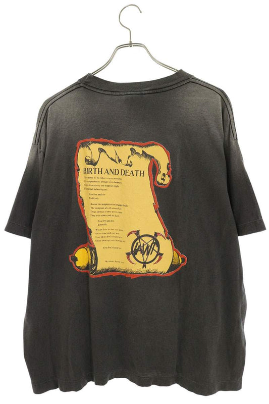 SAINT MICHAEL BIRTH AND DEATH SS TEE T-Shirt Black Size M