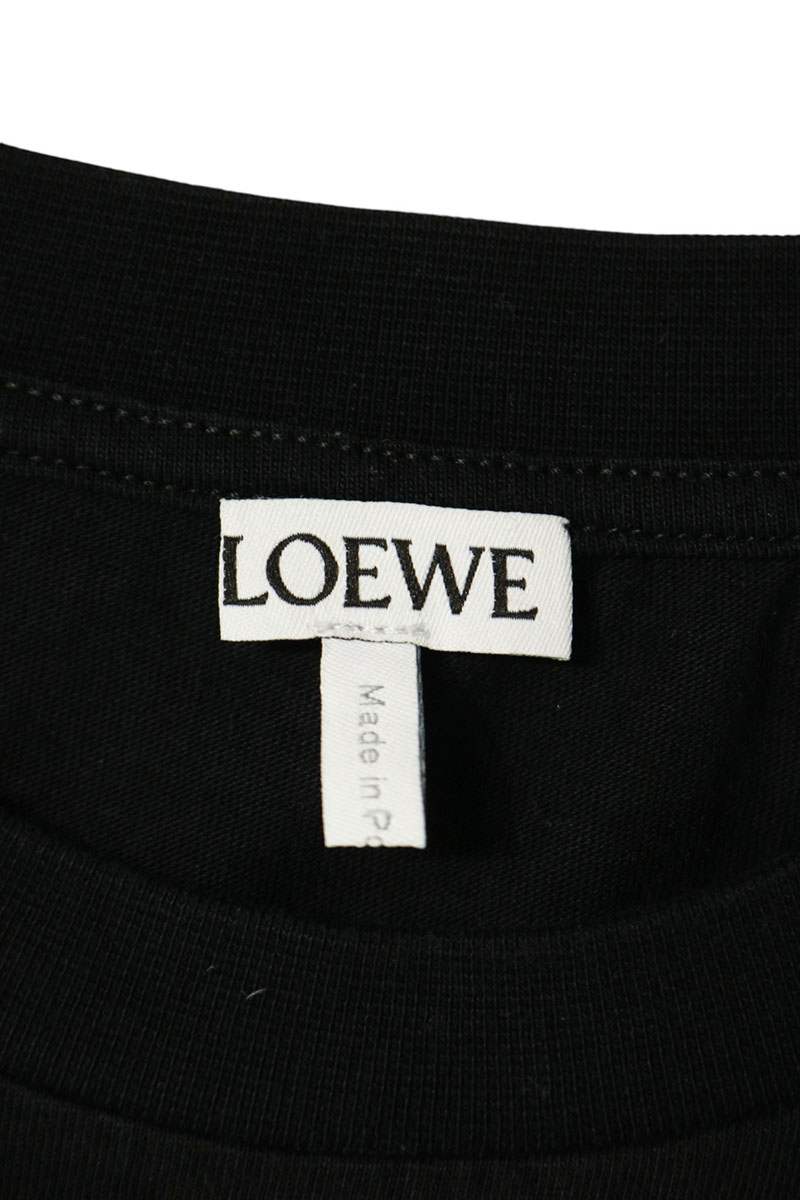 LOEWE Anagram Embroidered T-Shirt Black Size L