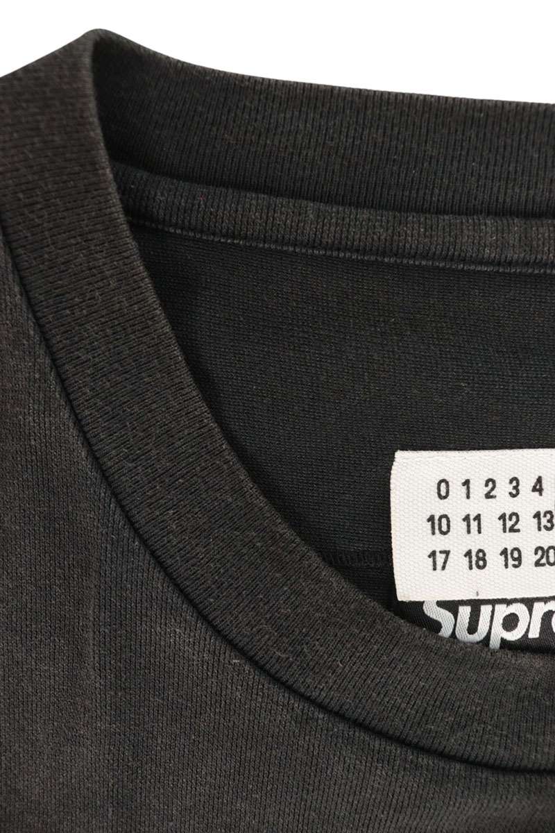 MM6 x Supreme 26SS Cotton Football T-Shirt Black Size XL