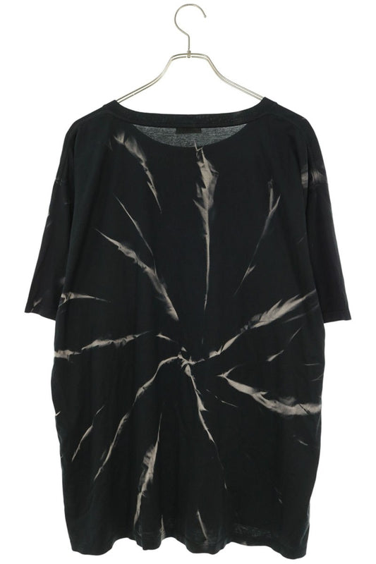 CELINE Tie-Dye Loose Fit T-Shirt Black Size XXL