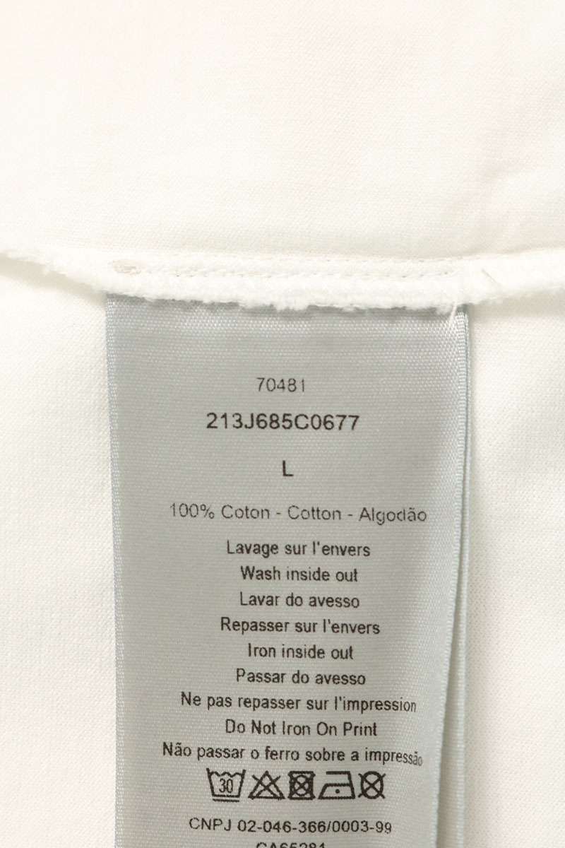 DIOR Cactus Jack Logo Print T-Shirt White Size L