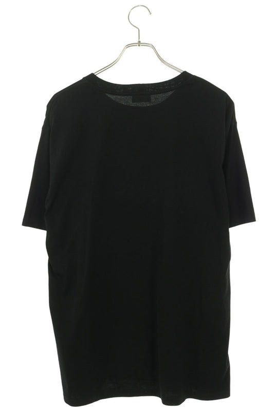 CELINE Logo Print Loose Fit Cotton T-Shirt Black Size S