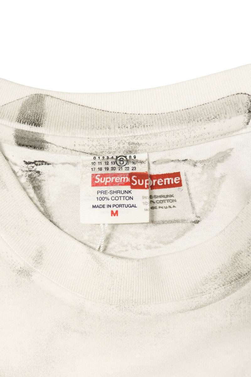 MM6 x Supreme Box Logo Transfer Print T-Shirt Multi Size M