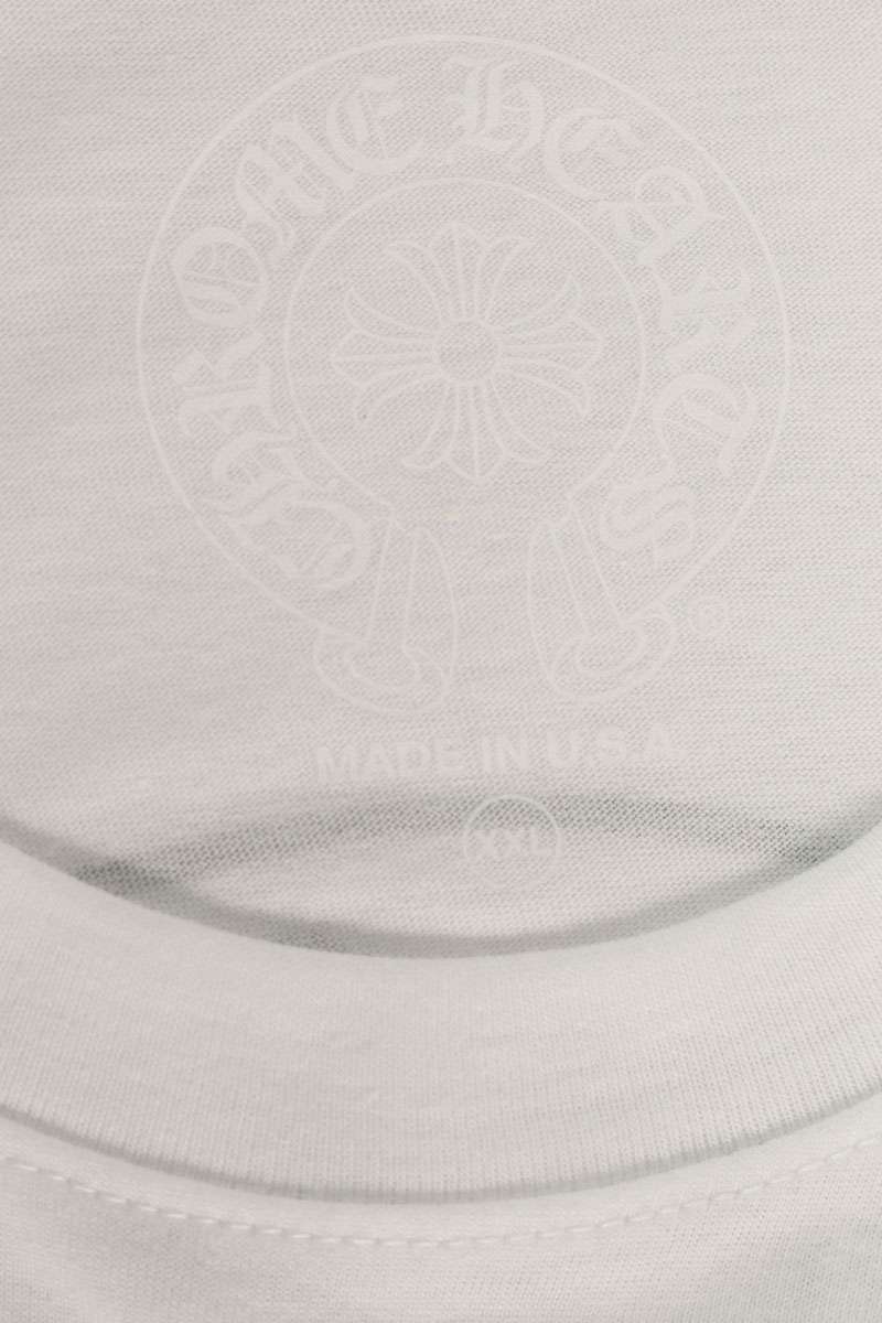 Chrome Hearts Back Horseshoe T-Shirt White/Black Size XXL