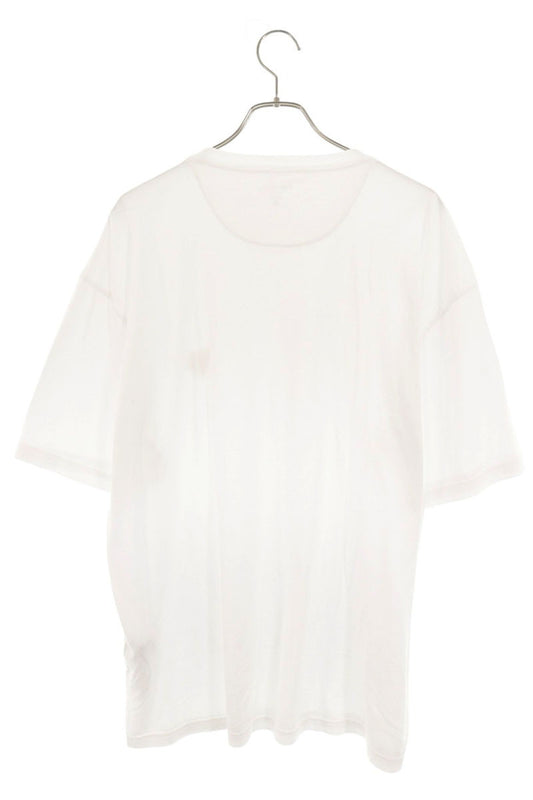 PRADA Front Triangle Logo Patch T-Shirt White Size XXXL