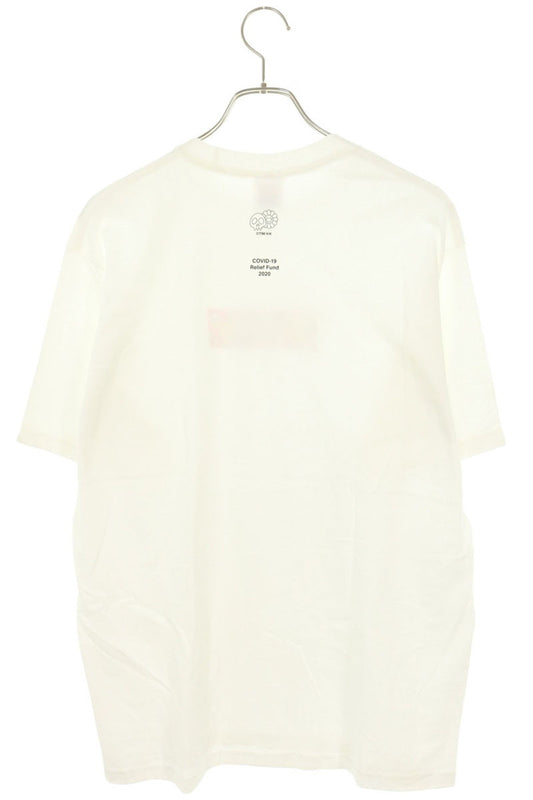 SUPREME COVID-19 Relief Box Logo T-Shirt White Size M