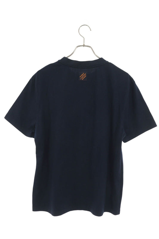 LOUISVUITTON 25AW Embroidered T-Shirt Navy Size M