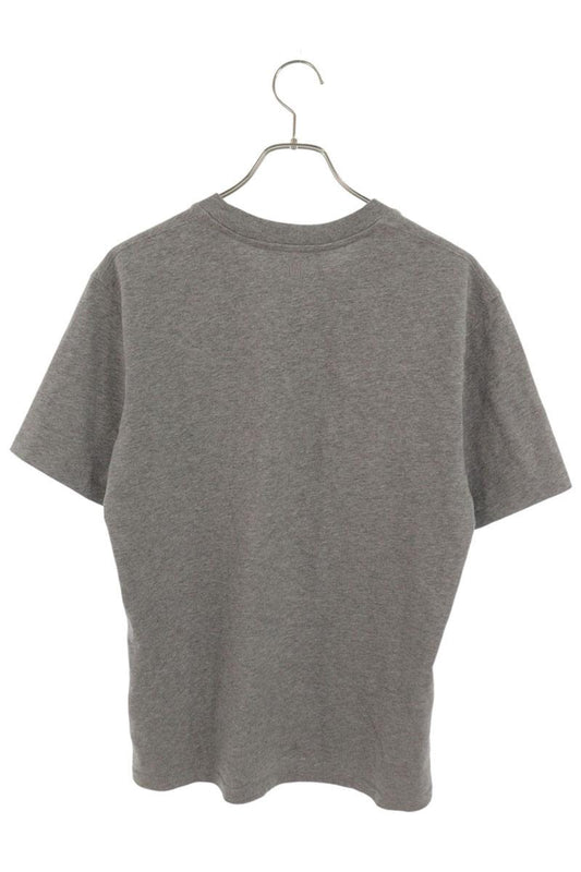 AMI Heart A Embossed Logo Crewneck T-Shirt Gray Size XS