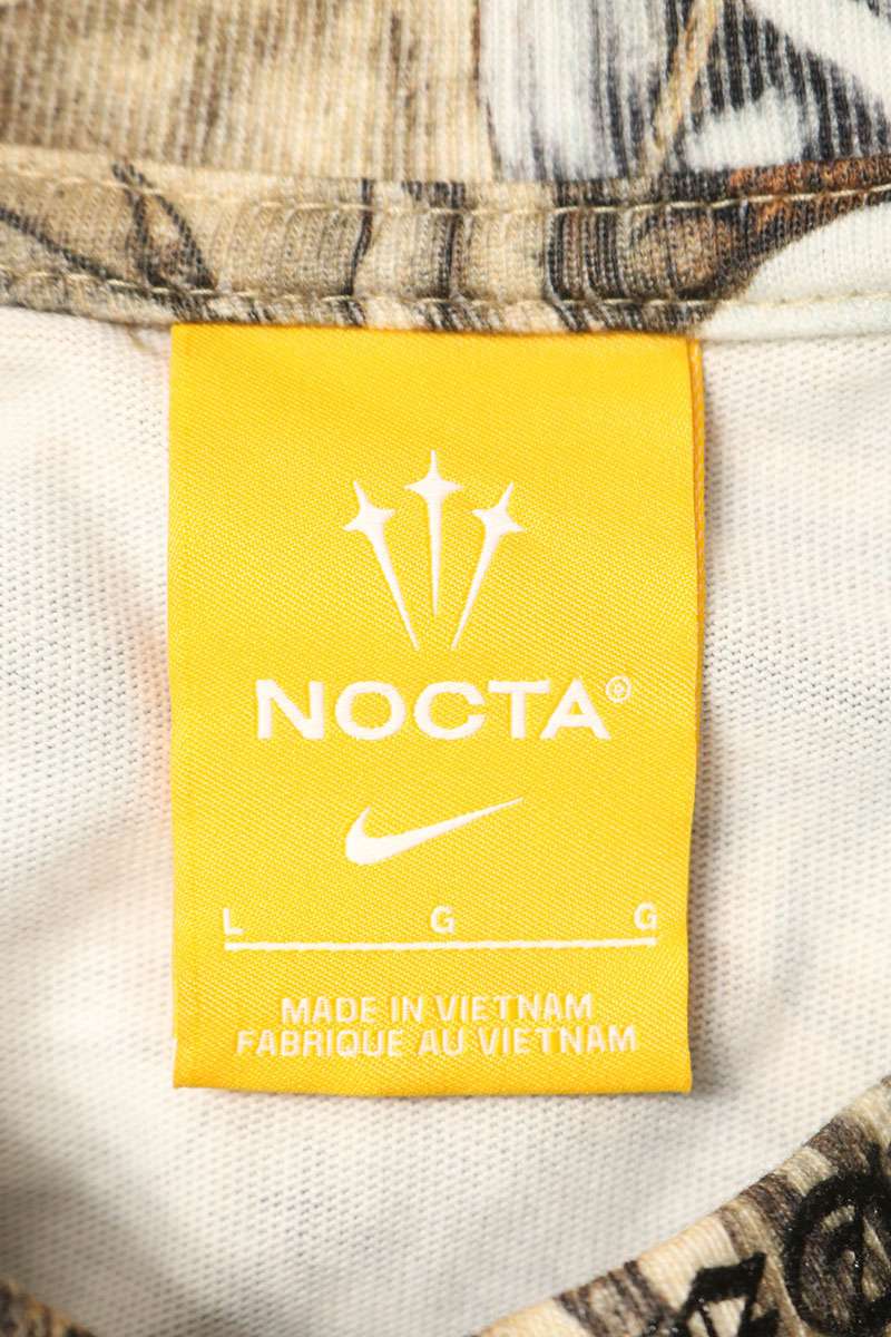 Chrome Hearts NOCTA Nike Drake AOP T-Shirt Brown Size L