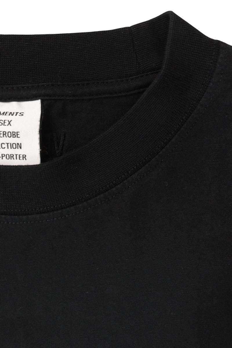 VETEMENTS POLIZEI Print T-Shirt Black Size S