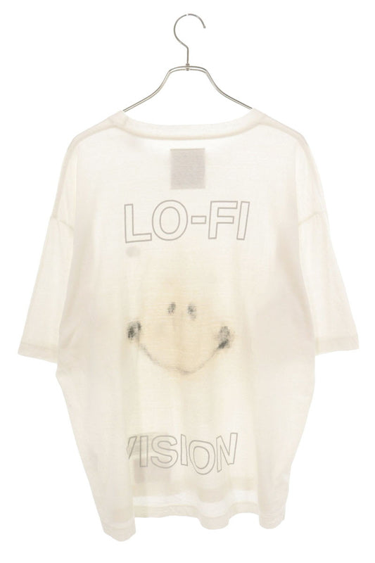 MIHARAYASUHIRO Smily Face Print T-Shirt White Size 44
