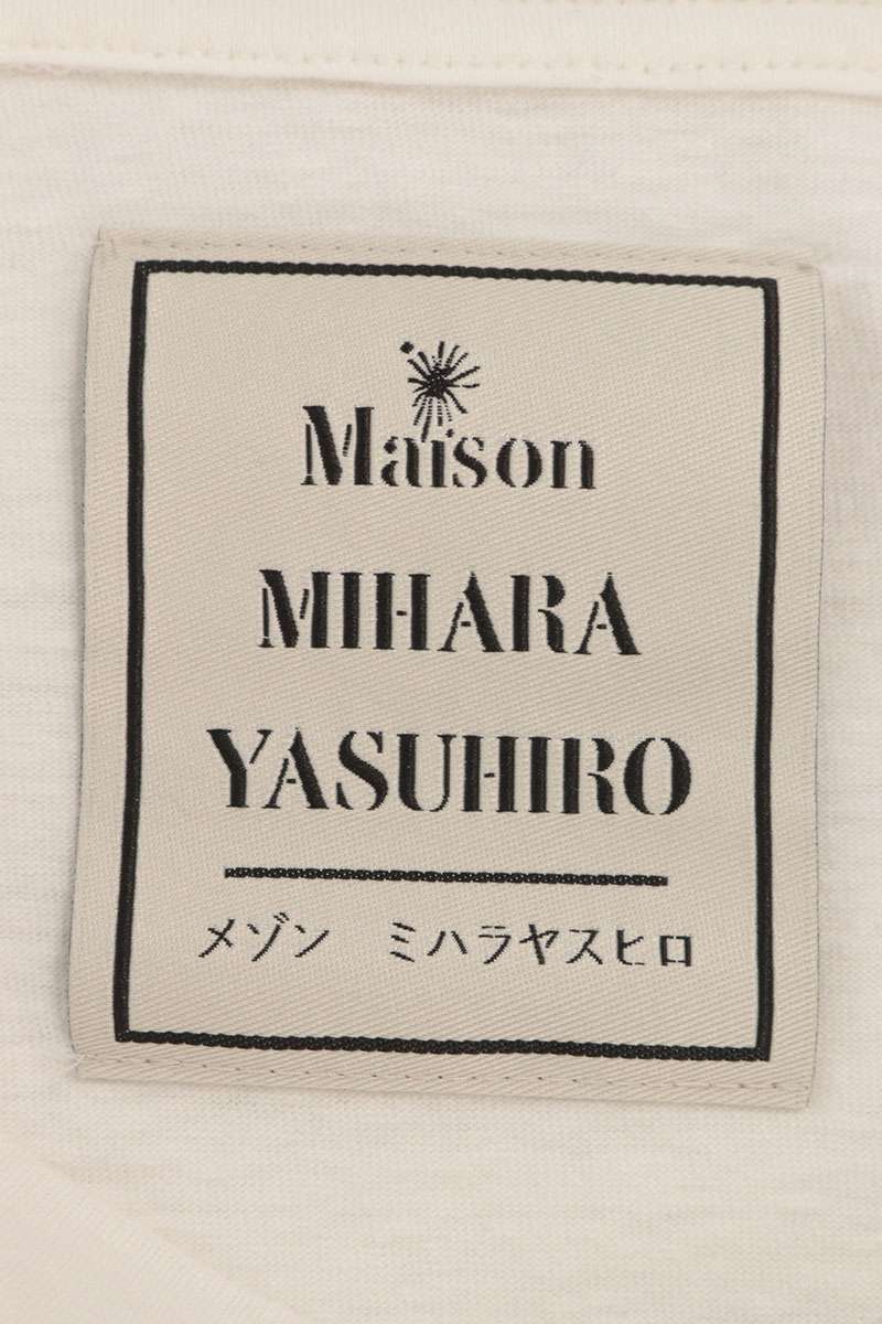 MIHARAYASUHIRO Smily Face Print T-Shirt White Size 44
