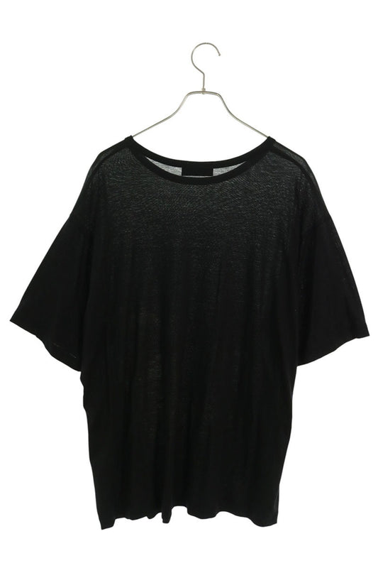 YOHJI YAMAMOTO POUR HOMME 23SS Front T-Shirt Black Size 3