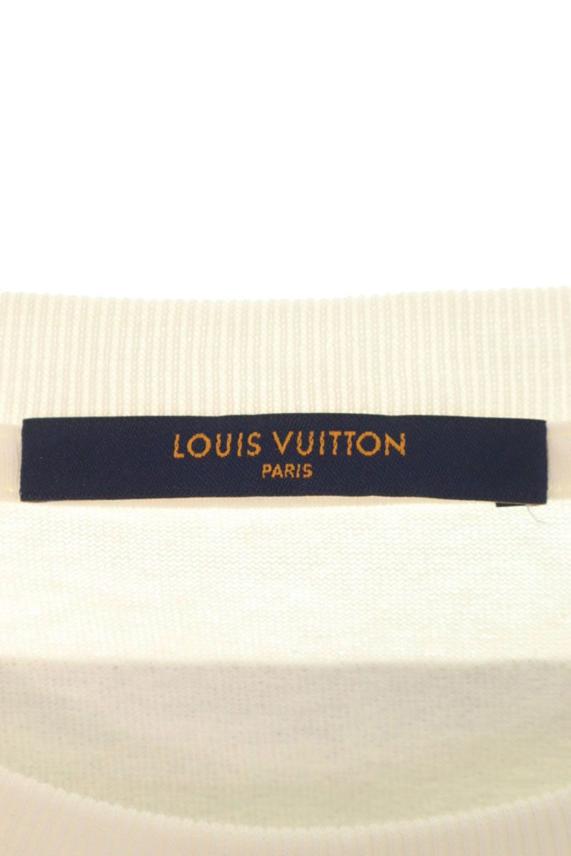 LOUISVUITTON 22AW LV Flower Tapestry T-Shirt White Size XXL