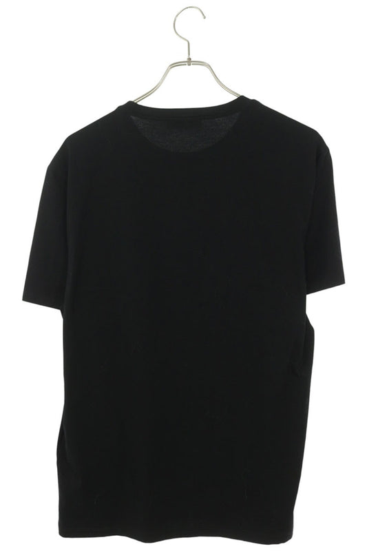 PRADA Triangle Logo Embroidered T-Shirt Black Size XL