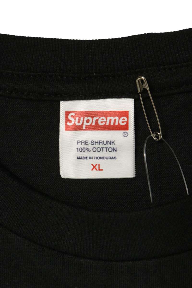 SUPREME 26SS Paris Is Burning Print T-Shirt Black Size XL