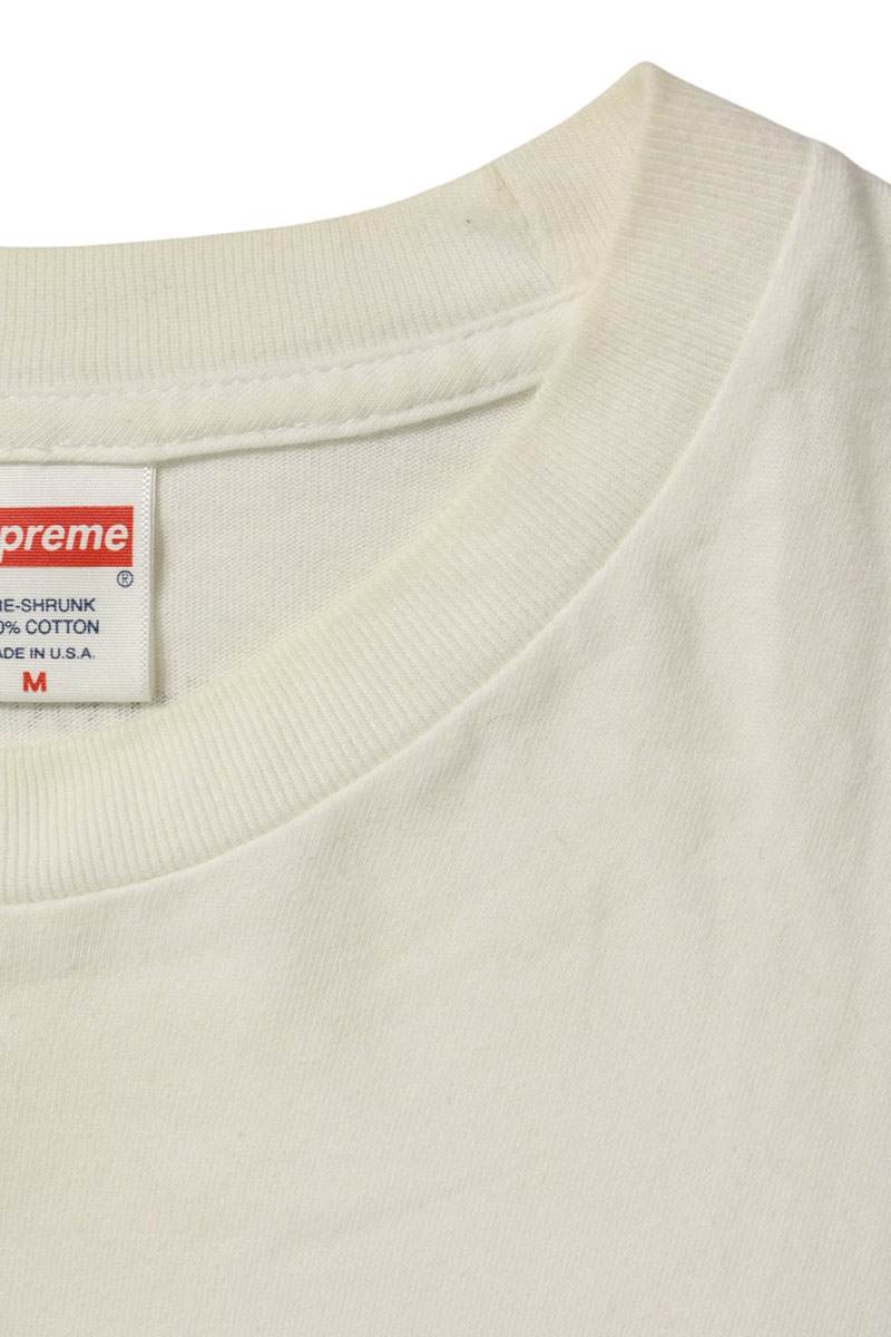 SUPREME 21AW Tiffany Box Logo T-Shirt White/Blue Size M