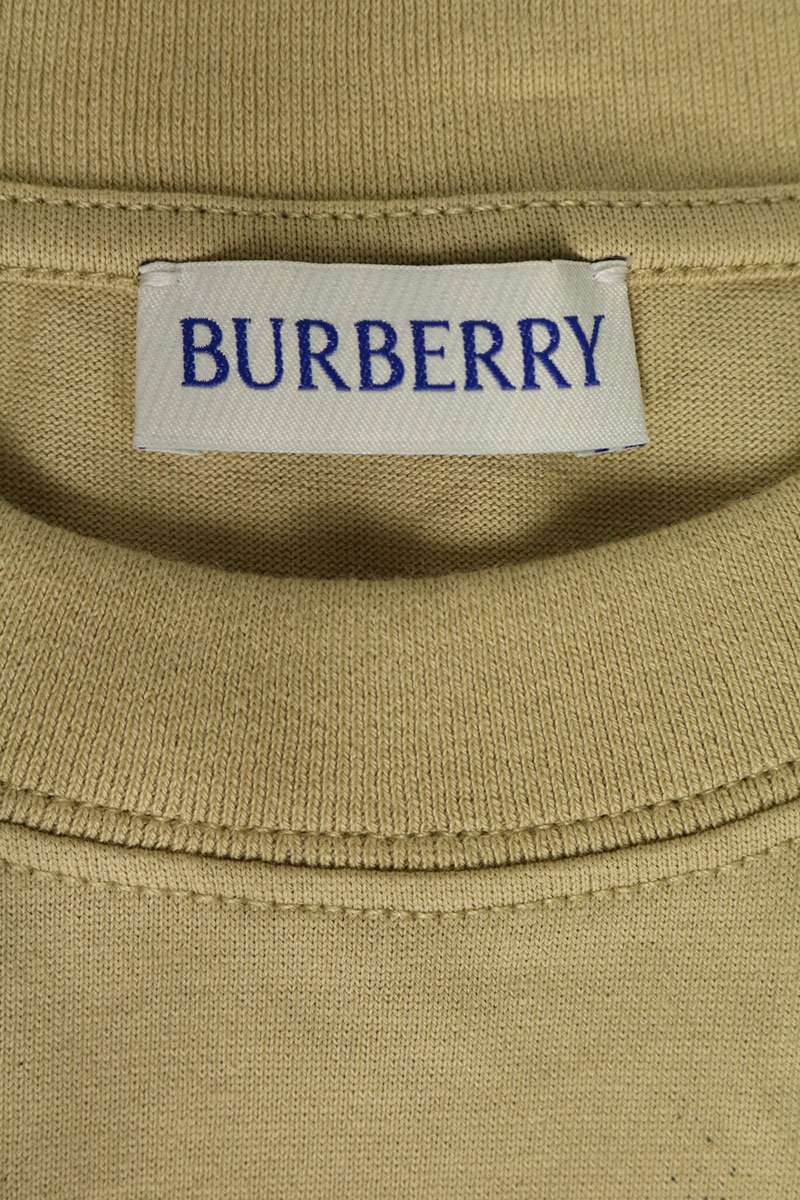 Burberry Gradation Check Cotton T-Shirt Brown Size M