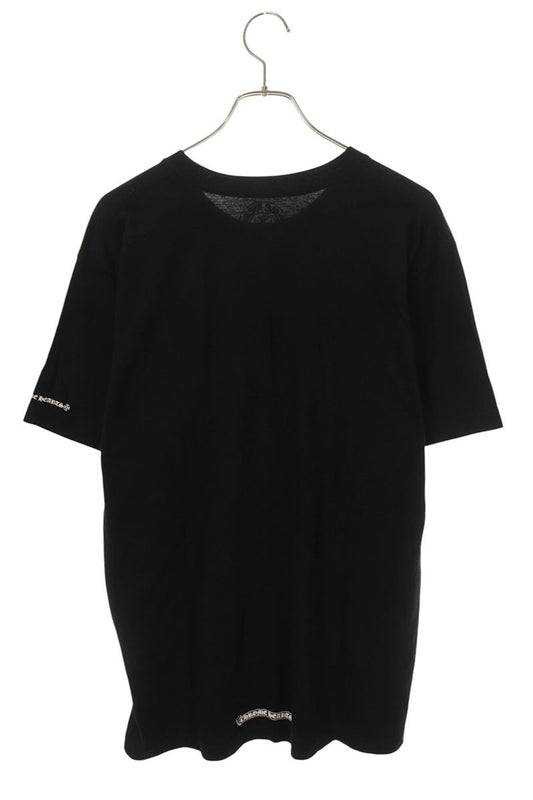 Chrome Hearts Neck Logo Print T-Shirt Black Size L