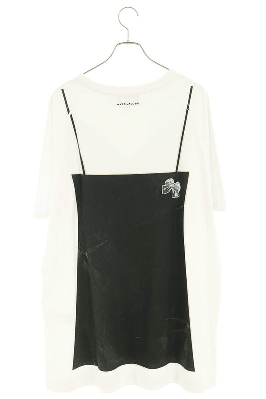 MARC JACOBS Trompe L'oeil T-Shirt White Size M/L