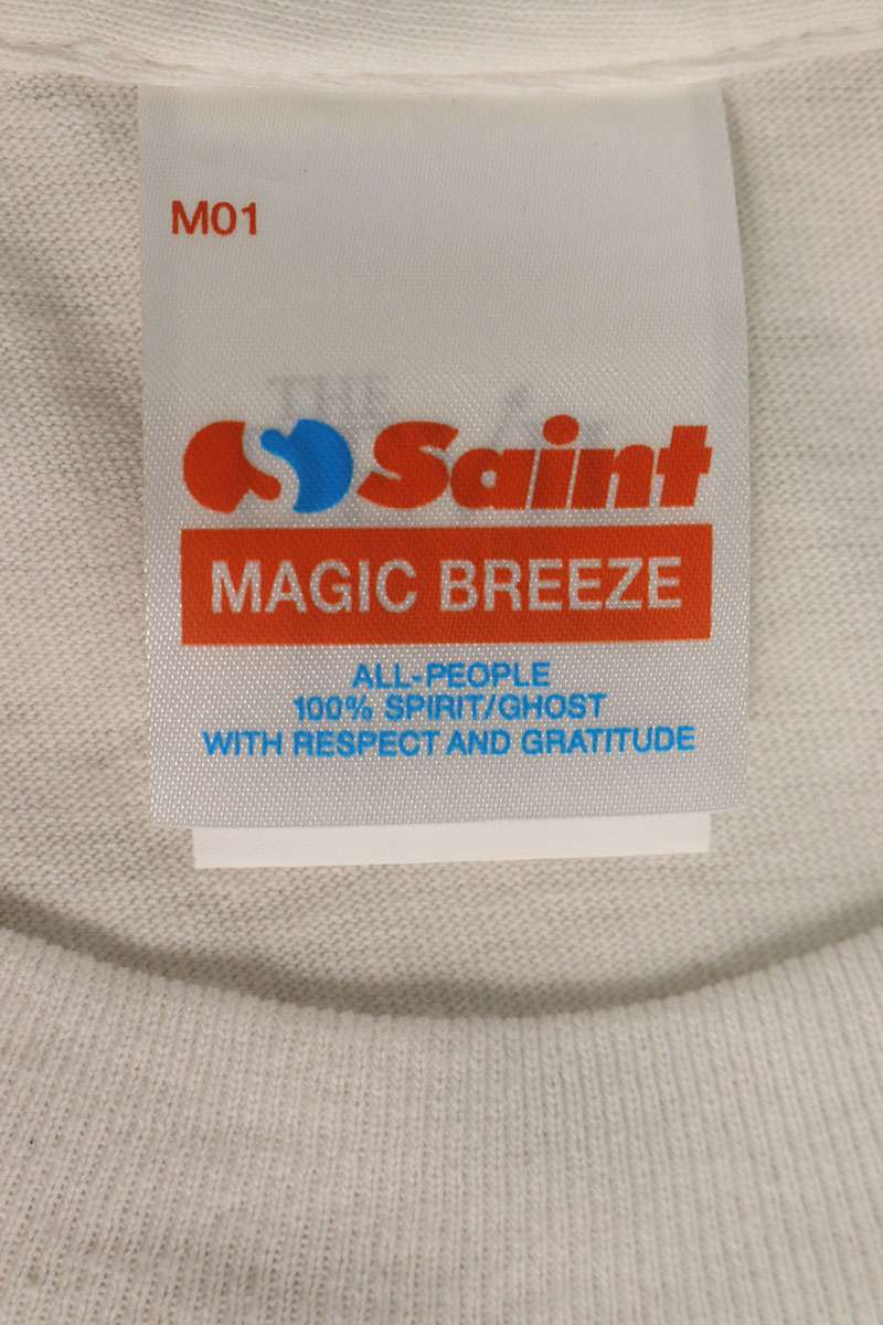 SAINT MICHAEL 26AW Movie Print T-Shirt White Size M