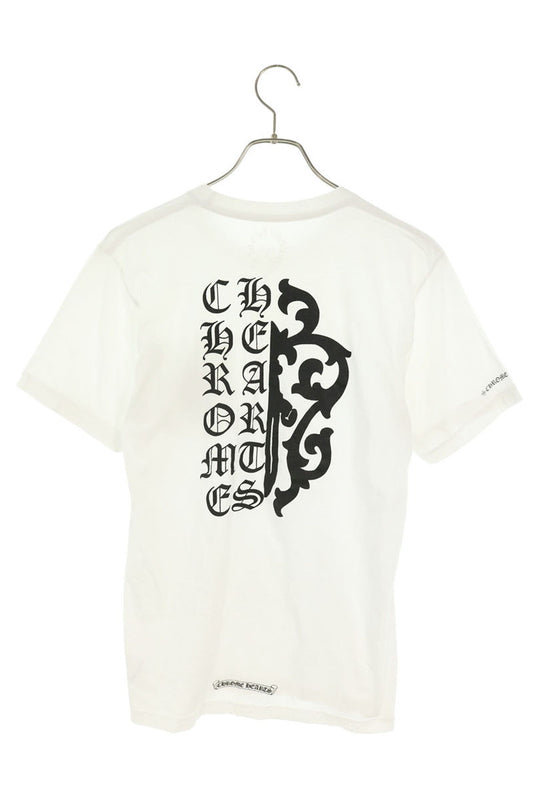 Chrome Hearts Vine Dagger Logo Print T-Shirt White Size M