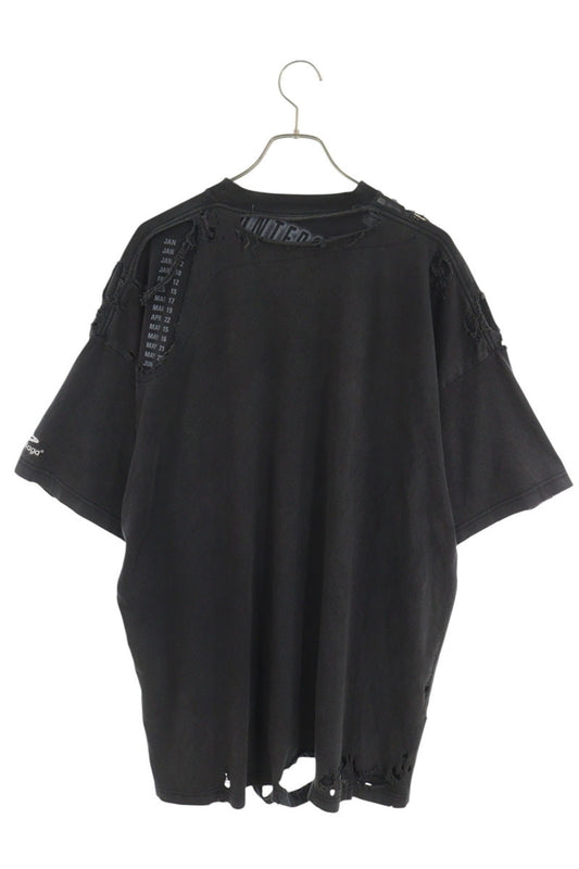 BALENCIAGA Destroy Repair T-Shirt Black Size 2
