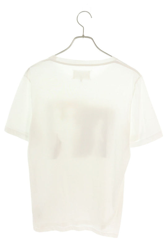Maison Margiela S30GC0588 Front Print T-Shirt White Size 46