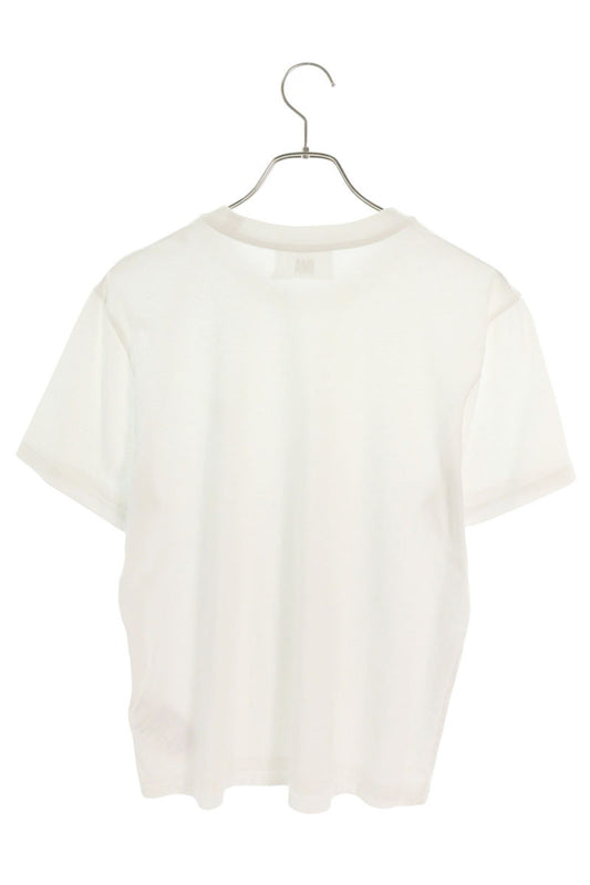 AMI Alexandre Mattiussi White Embroidered T-Shirt Size S