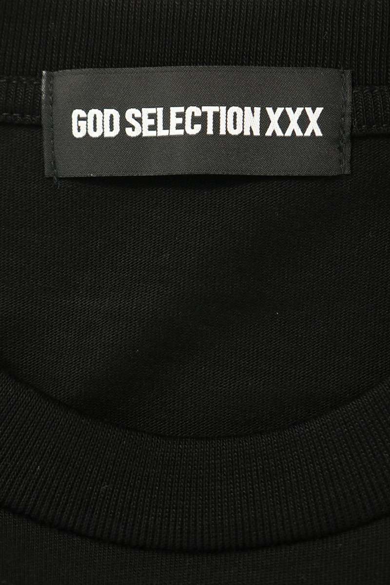 fragment design x GOD SELECTION XXX x Fragment Logo T-Shirt Black/Pink Size L