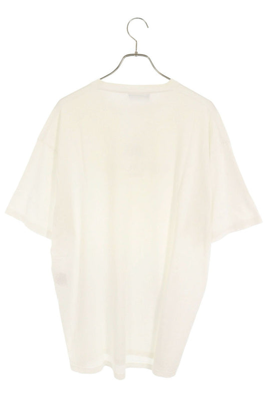 BALENCIAGA White BB Logo Print T-Shirt Size M