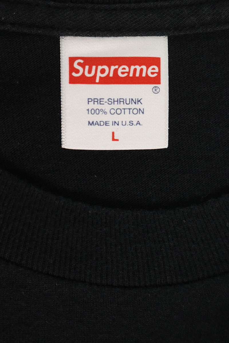 SUPREME 19AW Bandana Box Logo Tee Black Size L