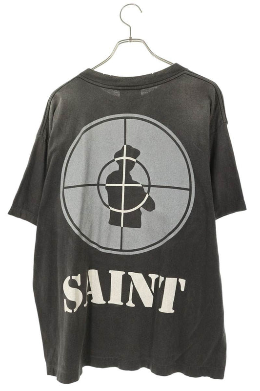 SAINT MICHAEL 24AW Public Enemy Vintage T-Shirt Black Size M