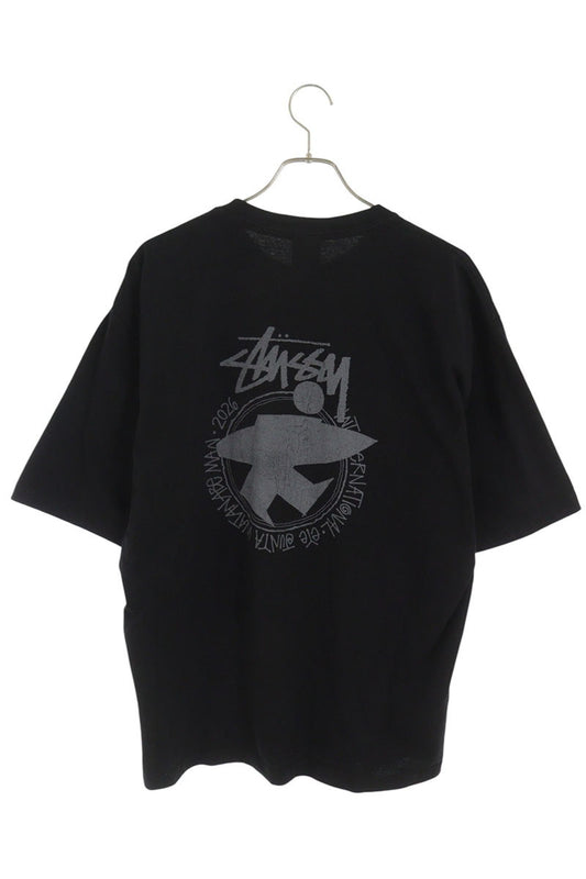 eYe CDG Junya W Man x Stussy Back Logo T-Shirt Black Size XL