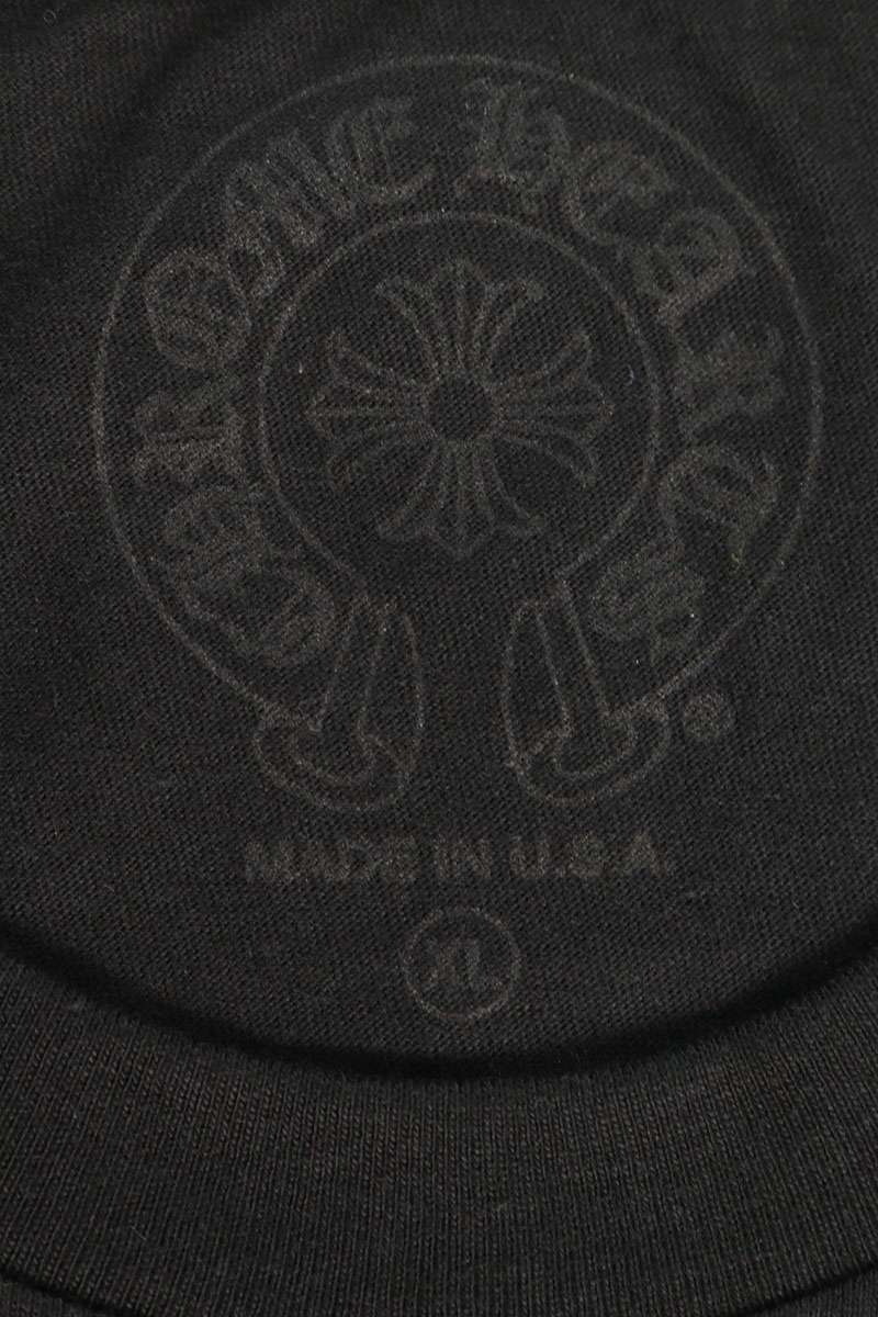 Chrome Hearts CH T-SHRT 1 Back Scroll T-Shirt Black Size XL