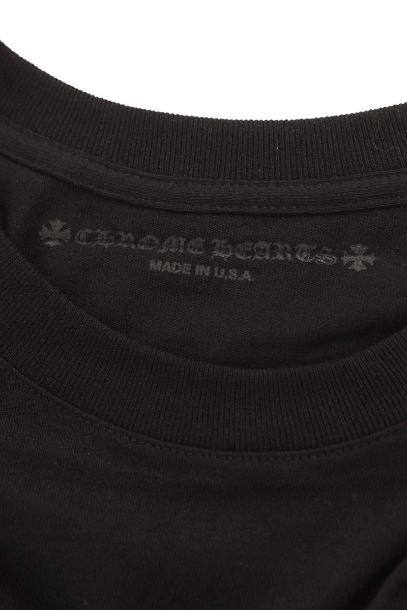 Chrome Hearts Back Scroll Label T-Shirt Black/Silver Size XL