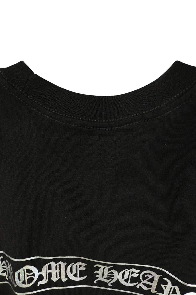 Chrome Hearts Hologram Scroll Label T-Shirt Black Size M