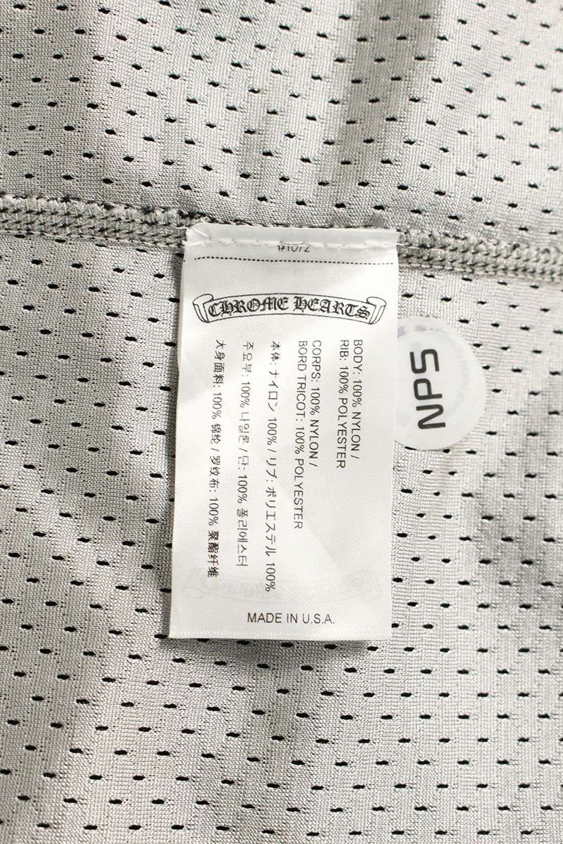 Chrome Hearts MESH WARM UP JERSEY Reversible Black Size L