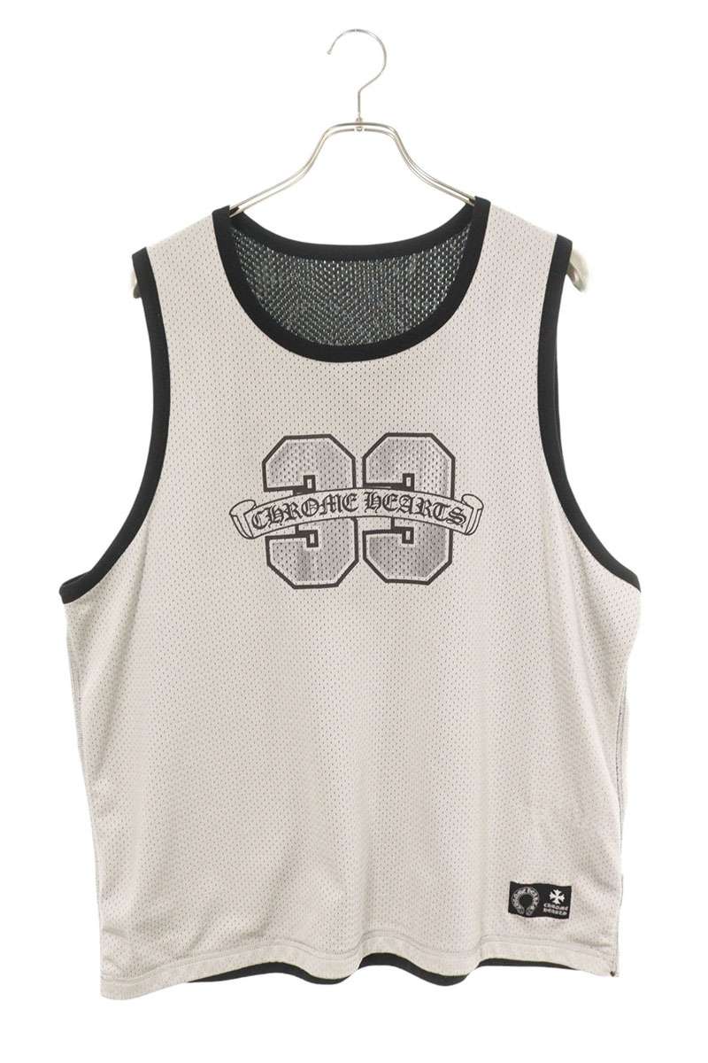 Chrome Hearts MESH WARM UP JERSEY Rev Tank Black/Gray Size L