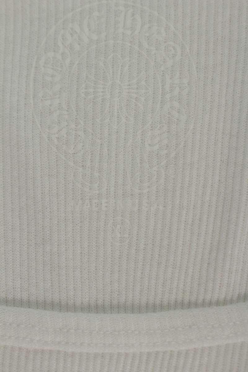 Chrome Hearts RIB TANK Richard Stark Tank White Size XL