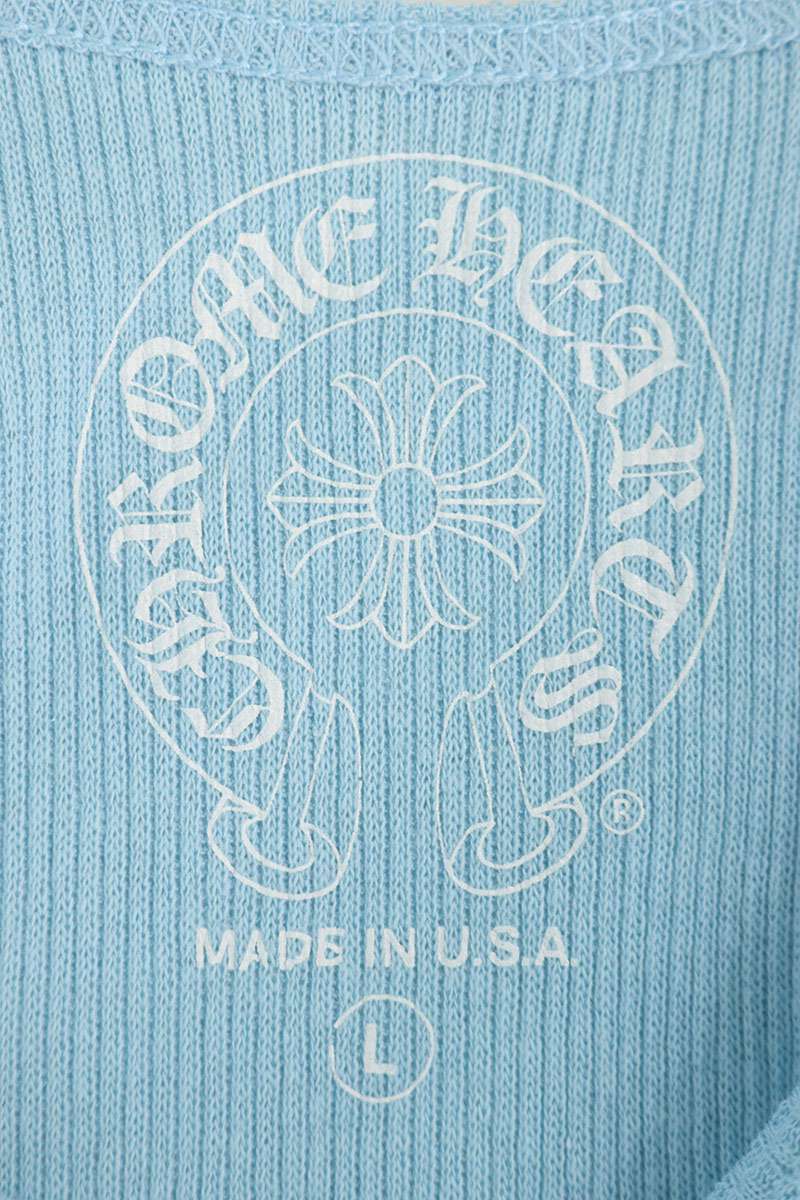 Chrome Hearts RIB TANK Horseshoe Print Tank Top Light Size L