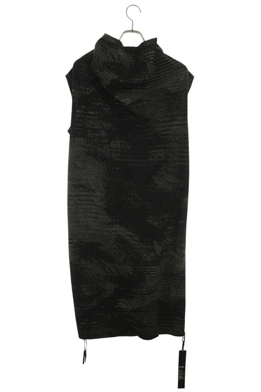 JULIUS Black Side Drape Design Sleeveless Top Size S