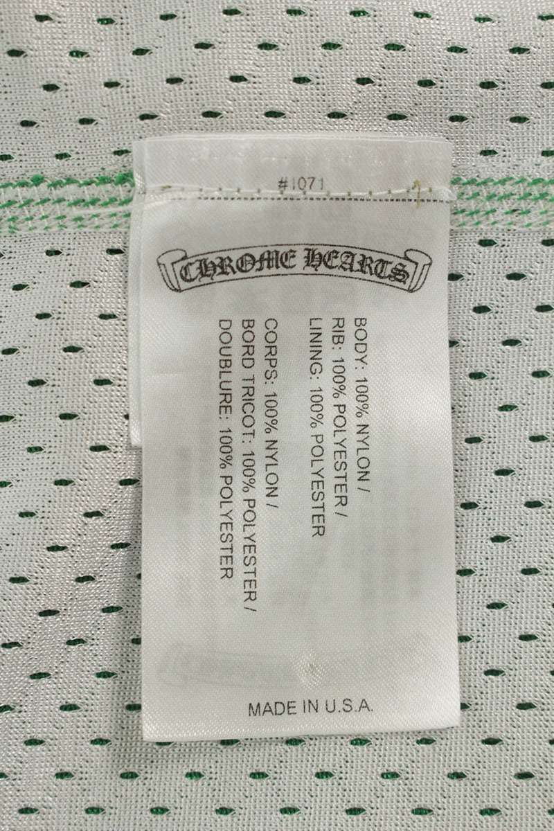 Chrome Hearts Mesh Warm Up Jersey Reversible CH Logo Size M